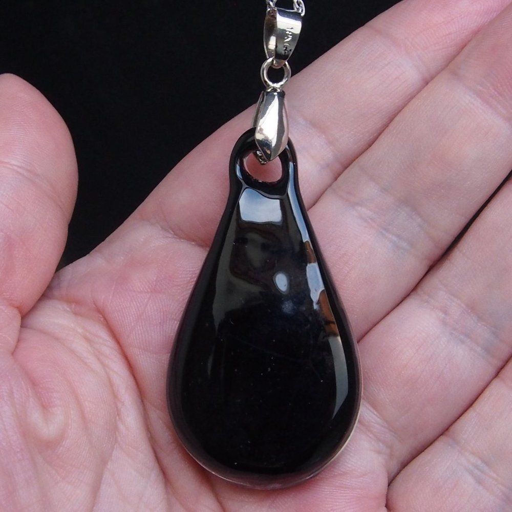 Murano Blown Art Glass 14kGP Bail Ster SilverChain - Picture 5 of 7